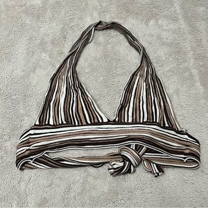 Garage Striped Halter Top